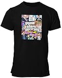 T Shirt: GTA Deutschland Corona Stories/Grand Theft Germany. Corona Stories - Corona Funshirt (schwarz, XL)