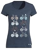 VAUDE Damen T-shirt Women's Cyclist T-Shirt V, steelblue, 38, 42126