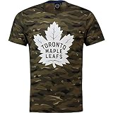 NHL T-Shirt Toronto Maple Leafs Digi Camo Camouflage Logo Eishockey (M)