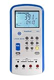 PeakTech 2170 – LCR-Meter, ESR-Messgerät mit USB inkl. Software, LCR Auto-Erkennung, Frequenz 1/120 Hz, 1/10/100 kHz, Digitales Multimeter, Messgerät, Strommessgerät, beleuchtete LCD-Anzeige, Bargrap