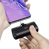 iWALK USB C Powerbank, 4500mAh Tragbares Externes Ladegerät, Typ C Externer Akku Kompatibel mit Samsung Galaxy Note20 Ultra, Z Fold2,S22/S21/S20/S10,A51/A71,Note 10/9/8,OnePlus und Android-Smartp