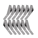KOHMUI 30 Stück Edelstahl Tischdeckenhalter, Cuisine Stahlklammern, 30er-Set Tischdeckenk