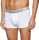 Calvin Klein Herren Trunk Boxershorts, Weiß (White 100), M