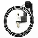 Bavaria Fluid Systems CO2-Magnetventil/Nachtabschaltung 2in1 für Aquarien mit Integ. Rückschlagventil langem Kabel | Made in Germany