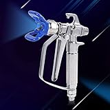 Atyhao Airless Farbspritzpistole, 500 mm Sprühabstand Edelstahl Hochdruck sprühpistole mit Düsenschutz Karosseriebeschichtungs sprü