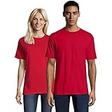 Hanes Big Herren Beefy-t Tall T-Shirt, dunkelrot, XXX-Large H