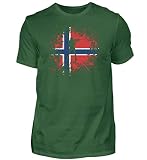 Biathlon Norwegen Weltcup T-Shirt | Geschenk für Wintersportfans Herren S