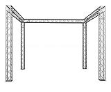 Messestand mobil in U Form, 4x3x3m aus 4Punkt Deco Traversen T220-4 - Messestände Stand für Messe Messe Stand für Gewerb