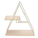 YYL An der Wand montiert Dreieckig Schwimmende Regale, Schmiedeeisen Wandregal, Dekoration für Lagerregale für Schlafzimmer, Wohnzimmer, Werkbank