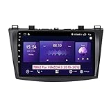 RIYIFER Android 10 Auto-Player-Stereo-Haupteinheit ​ Für Mazda 3 BL 2010-2012 mit 9-Zoll-Touchscreen unterstützung Lenkradsteuerung Auto-FM-Radio GPS-Navigation Bluetooth WiFi DSP TPMS,3g+32g,9 IN