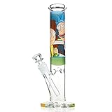 REANICE (MOON A) Glasbong rauchen wasserpfeife wasserpfeife zum beispiel 14.5mm bong sch?¡ì1ssel h?he 32.5cm direkt glas rohre honigwabe bohrinseln pfeife gro?en bongs glas ?- ?