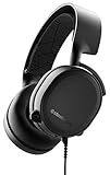 SteelSeries Arctis 3 Console - Stereo Wired Gaming Headset - für PS5, PS4, Xbox One, Nintendo Switch, VR, PC und Mobil - Schw