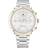 Tommy Hilfiger Damen Analog Quarz Uhr mit Edelstahl Armband 1782348