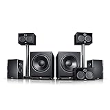 Teufel System 6 THX 5.2-Set Schwarz Heimkino Lautsprecher 5.1 Soundanlage Kino Raumklang Surround Subwoofer Movie High-End HiFi Speak