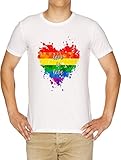 Love is Love Herren T-Shirt Weiß