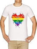 Love is Love Herren T-Shirt Weiß