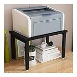 OUMIFA Druckerständer Druckerständer, Monitor-Drucker-Stand-PC-Riser, Mehrzweck-Desktop-Speicher-Organizer-Regale, Drucker-Riser für Zuhause/Büro Stehender Druckerständer (Color : B)