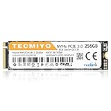 TECMIYO 256GB M.2 NVMe Internes Solid State Drive 3D NAND PCIe Gen3x4 Lese-/Schreibgeschwindigkeit bis zu 1800/1000 MB/s Interne Hochleistungs Solid State Festplatte (NVME-256GB)