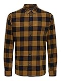 ONLY & SONS Herren ONSGUDMUND LS Checked Shirt NOOS Hemd, Monks Robe, L