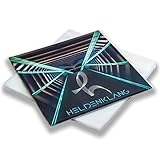 Heldenklang® 12' Schallplatten Hüllen - Extra dicke LP-Schutzhüllen - Sehr transparent - Aus Deutschland - 50 Stück