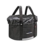 KLICKfix Farradtasche Shopper Plus Schwarz Lenkertasche, 29 x 38 x 25