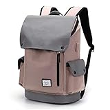 WindTook Rucksack Damen Schulrucksack Daypacks Tagesrucksack mit USB Anschluss für 15 Zoll Laptop, Uni Büro Freizeit Arbeit Schule, 30x17x45cm, Rosa und G