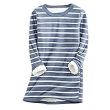 leinen Bluse Sweatshirt Damen t-Shirt Langarm weiß elegant Damen Oversize Pullover Damen Bluse gestreift Damen Hemden Seide Oberteile Damen blau Hemd Damen eleg