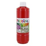 Textilfarbe Primär-Rot 500ml - Stoffmalfarbe PICCOLINO Textil C