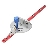 DIY Allgemeine Fräser Gehrungsmessgerät Tischkreissäge Maßstab Lineal Präzision Gehrungsmessgerät Slide Montage Holzbearbeitungswerkzeug