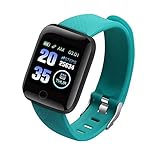 JUSHINI Smartwatch Smart Watch D13 Smart Armband Gesundheit Fitness Tracker Wasserdicht Smart Armband Smart Watch Sports Herren Damen Fitness Sp