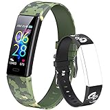 Dwfit Fitness Armband Kinder,Fitness Tracker mit Pulsmesser Fitness Uhr Kinder Aktivitätstracker Schrittzähler Smartwatch Sportuhr für Jungen Mädchen für Android iOS Smartp