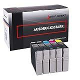 5er Set Patronen für Epson T1811 T1812 T1813 T1814 XL - 2xSchwarz je 18ml, 1x je C,M,Y 14ml, kompatibel mit T1811 - 14 .Expression Home XP30, XP102, XP202, XP205, XP302, XP305, XP402, XP405