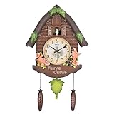 Wall Clock Wanduhr, Kuckuck Wohnzimmer Home Kinderzimmer Cartoon Zeitungsuhr, kreative Mode Moderne minimalistische Wanduhr, stille Bewegung