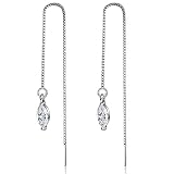 Ohrringe Creolen Ohrstecker Wassertropfen Kubikzircon Lange Ohrringe Weibliche Ohrhaken Baumeln Ohrringe für Frauen Modeschmuck Ohrringe Frauen Baumeln Ohrringe 1 Para, C-F, Ohrring,
