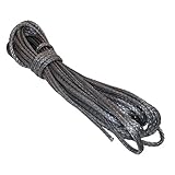 HTF - Dyneema Pro Tauwerk Seil 2mm - 10m, Geflochten, Carbon G