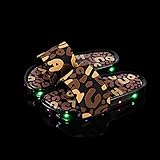 Perferct Gumbies Flip Flop Damen,Luminous Rainbow Hausschuhe Der Kinder, Sommer Baby Coole Led Blinkende Lichter Gelee MäDchen Prinzessin Schuhe, TöChter, MüTter Und Kinder-Eu28 (150mm /