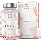 AAVALABS Kollagen Hydrolysat Kapseln [ 2500 mg ] pro tagesdosis - Natürliche Strahlkraft mit Hyaluronsäure 500-700 kDa und Vitamin C, Selen, Zink