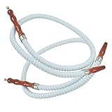 Madgrow Acrylschlauch, weiß, 100 cm Holzdüsen, 2 Stück und 5 XXL-Dü