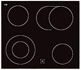 Exquisit EHE 156-1UBZ Set Einbau-Herdset mit Glaskeramik-Kochfeld - E