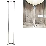 TYESTAND BT-3 Unterbau-Waschbecken-Beine, Halterungs-Set für Badezimmer, Wandmontage, Spüle, Installations- und Reparatursystem für wandhängendes Porzellanbecken (62-82 cm)