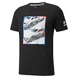 BMW M Motorsport Perfomance Logo Graphic T-Shirt Schwarz M3 M4 M5 1er 2er 3er 4er 5er 6er 7er 8er (L)