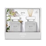 ipuro Essentials Raumduft white lily 2x50ml – hochwertiger Lufterfrischer - Raumduft-Set für ein blumig-zartes Raumklima – umweltfreundliches Desig