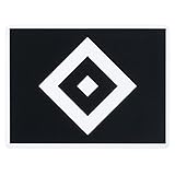 HSV Hamburger SV Auto - Aufkleber (schwarz) Aufkleb