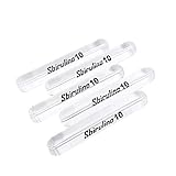 Sbirulino Set mit 5 Stück Angelglas Modell Short. Tremarella Glas Glasgewichte Bombarden Glasgewicht zum Forellenangeln, Gewicht zum Angeln auf Forellen, Glasbeschwerung für F