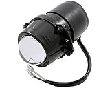 Ellipsoidscheinwerfer H1 Motorrad mit Gummiabdeckung, Abblendlicht 12V / 55 W
