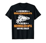Herren Modelleisenbahn Opa Dampflokomotive Rentner T-S