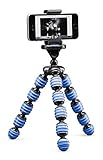 Cullmann Alpha 350 Mobile Flexibles Ministativ mit Smartphone-Halterung, blau, Tragfähigkeit 1 kg, 204g leicht, 50024, 350 Mobile (23 cm)