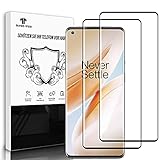 Schutzfolie Panzerglas [2 Stück] für OnePlus 8 Pro, Fingerabdruck-ID unterstützen, 9H Folie, Blasenfrei, HD Clear Displayschutzfolie für OnePlus 8