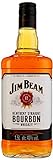 Jim Beam White Kentucky Straight Bourbon Whiskey, vollmundiger und milder Geschmack, 40% Vol, 1 x 1,5