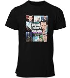 T Shirt: GTA Österreich/Grand Theft Austria. Politische Parodie. (m, schwarz)